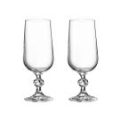 Taça de Cristal Bohemia Para Champanhe 180 ml Claudia 2 Peças Taça de Cristal Bohemia Para Champanhe 180 ml Claudia 2 Peças