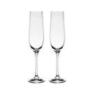 Taça De Cristal Bohemia Para Champanhe 190 ml Helena 2 Peças