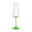 Taça De Cristal Bohemia Para Champanhe 210 ml Verde Xtra 1 Peça
