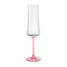 Taça De Cristal Bohemia Para Champanhe 210 ml Vermelha Xtra 1 Peça