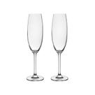 Taça de Cristal Bohemia Para Champanhe 220 ml Colibri 2 Peças