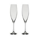 Taça De Cristal Bohemia Para Champanhe 230 ml Sophia 2 Peças