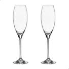 Taça de Cristal Bohemia Para Champanhe 290 ml Carduelis 2 Peças