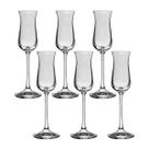 Taça De Cristal Bohemia Para Grappa 50 ml Forum 6 Peças