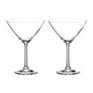 Taça De Cristal Bohemia Para Martini 280 ml Colibri 2 Peças