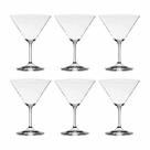 Taça de Cristal Bohemia Para Martini 290 ml Lara 6 Peças