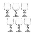 Taça de Cristal Bohemia Para Vinho 230 ml Claudia/Sterna 12 Peças
