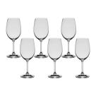 Taça De Cristal Bohemia Para Vinho 350 ml Roberta 6 Peças Taça De Cristal Bohemia Para Vinho 350 ml Roberta 6 Peças