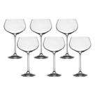 Taça de Cristal Bohemia Para Vinho 400 ml Megan 6 Peças