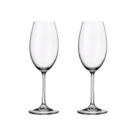 Taça De Cristal Bohemia Para Vinho Branco 300 ml Milvus 2 Peças