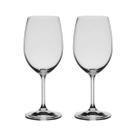 Taça De Cristal Bohemia Para Vinho Branco 350 ml Anna 2 Peças