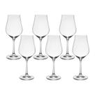 Taça de Cristal Bohemia Para Vinho Branco 350 ml Tulipa 6 Peças Taça de Cristal Bohemia Para Vinho Branco 350 ml Tulipa 6 Peças