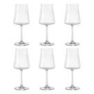 Taça de Cristal Bohemia Para Vinho Branco 360 ml Xtra 6 Peças