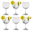 Taça De Cristal Bohemia Para Vinho ou Gin 600 ml Anna 6 Peças