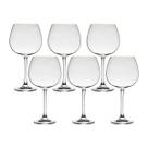 Taça De Cristal Bohemia Para Vinho ou Gin 850 ml Flamenco 6 Peças Taça De Cristal Bohemia Para Vinho ou Gin 850 ml Flamenco 6 Peças
