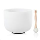 Taça de Cristal Canto 440Hz - Chakra Cardíaco (20cm) - Nota F