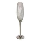 Taça de cristal e haste em estanho john somers - p426q18
