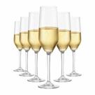 Taça de Cristal Elegance Para Champanhe 260ml 6 Pcs Ruvolo