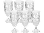 Taça de Cristal Palm Tree Coqueiro Transparente 450ml Wolff