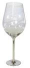Taça de cristal para bordeaux 1 litro haste em estanho john somers - p426u18