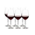Taça De Cristal Serena Burgundy de Vidro 750ml 6pcs Ruvolo
