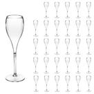 Taça de Espumante 120ml Kit 30un Brut Alto Padrão Acrílico