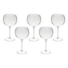 Taça De Gin 600ml Kit 5pçs Acrílico Alto Padrão Premium Taça De Gin 600ml Kit 5pçs Acrílico Alto Padrão Premium