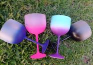 Taça de Gin Degrade Coloridas para Drink Taça de Gin Degrade Coloridas para Drink
