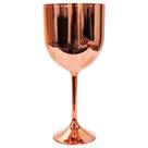 Taça de Gin Metalizada Rose Gold - Elegância e Estilo