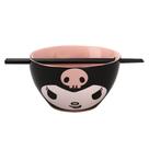 Taça de ramen Bioworld Sanrio Kuromi 600ml com pauzinhos