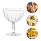 Taça de Sobremesa Acrílico Transparente 390ml Tijela Doces Sorvetes Pote Linha Liv - Paramount