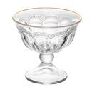 Taça de Sobremesa Vidro Belle Epoque com Fio de Ouro 180 ml Lyor Taça de Sobremesa Vidro Belle Epoque com Fio de Ouro 180 ml Lyor