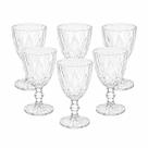 Taça de Vidro Diamante Transparente 340ml