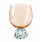 Taça de Vidro Laranja e Verde Marejo 640ml