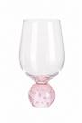 Taça De Vidro Orbe Rose - Tuut