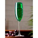 Taça de vidro verde para champagne 200ml individual decorativa taca para mesa posta de cozinha copo esmeralda champanhe