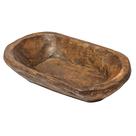 Taça decorativa MAINEVENT Tigela de massa de madeira de 25 cm Home Decor