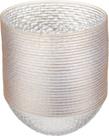 Taça descartável PLASTICPRO Hammered Plastic 350mL (pacote com 30)