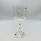 Taça em Vidro Clear com Bolinhas Coloridas 400ml 18x8cm Taça em Vidro Clear com Bolinhas Coloridas 400ml 18x8cm
