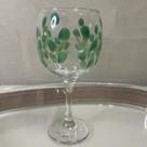 Taça Em Vidro Para Gin Folhagem Decor Glass- Cx