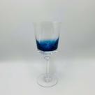 Taça em Vidro Transparente com Azul 250ml