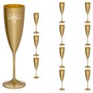 Taça Espumante 170ml Boas Festas Acrílico Premium 12pçs