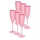 Taça Espumante 20pçs Acrilico Cristal Premium 170ml Neoplas
