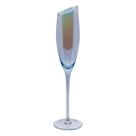 Taça Flauta Vidro Champagne Diagonal Furta Cor Azul 250ml - Unid. Taça Flauta Vidro Champagne Diagonal Furta Cor Azul 250ml - Unid.