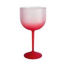 Taça Gin 500ml Degradê Vermelho 1 Unidade para bebidas