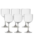 Taça Gin 510ml em Policarbonato Vemplast Kit com 6 Pçs