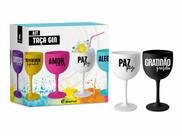 Taça Gin c/ 2 Un 580ml - Paz e Gratidão