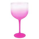Taça Gin Degradê - Rosa Fluorescente 550Ml - 1 unidade - - Rizzo