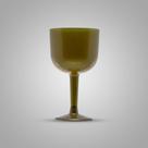 Taca gin dourada 500ml c/4 plastilania