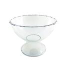 Taça grega sobremesa c/ tampa 650ml transparente lsc toys